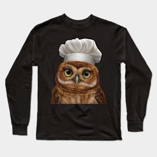 Owl Chef Long Sleeve T-Shirt